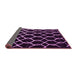 Sideview of Trellis Pink Modern Rug, con2995pnk