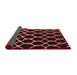 Trellis Red Modern Area Rugs