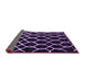 Sideview of Trellis Purple Modern Rug, con2995pur