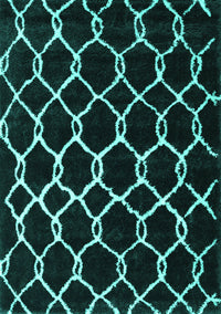 Trellis Turquoise Modern Rug, con2995turq