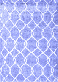 Trellis Blue Modern Rug, con2996blu