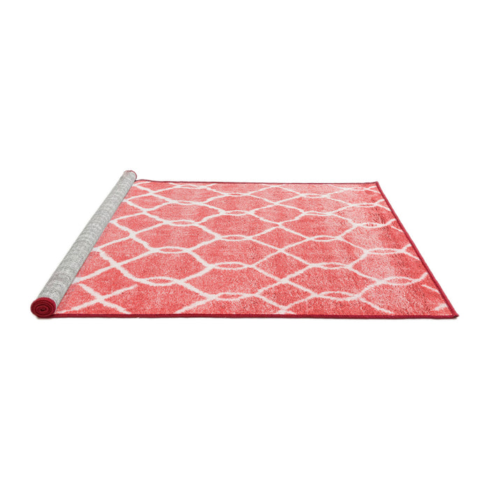 Modern Red Washable Rugs