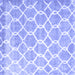 Square Trellis Blue Modern Rug, con2996blu