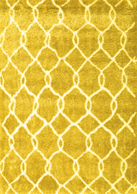 Trellis Yellow Modern Rug, con2996yw