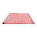 Modern Red Washable Rugs