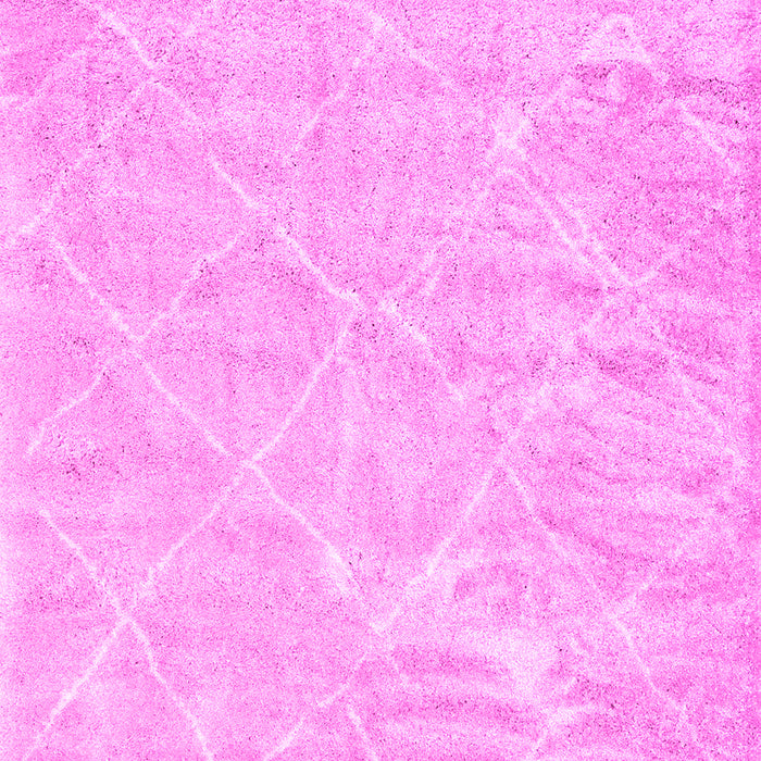 Machine Washable Trellis Pink Modern Rug, wshcon2997pnk