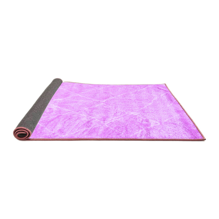 Sideview of Trellis Purple Modern Rug, con2997pur