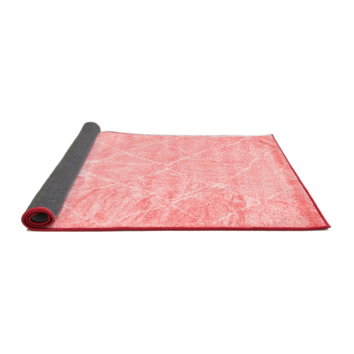 Trellis Red Modern Area Rugs