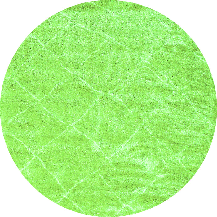 Machine Washable Trellis Green Modern Area Rugs, wshcon2997grn