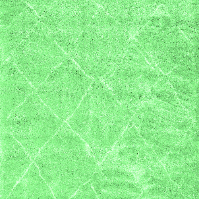 Machine Washable Trellis Emerald Green Modern Area Rugs, wshcon2997emgrn