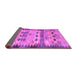 Sideview of Oriental Purple Traditional Rug, con2998pur