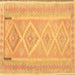 Square Oriental Brown Traditional Rug, con2999brn
