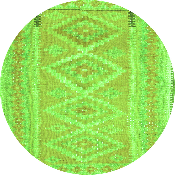 Machine Washable Oriental Green Traditional Area Rugs, wshcon2999grn