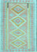 Oriental Light Blue Traditional Rug, con2999lblu
