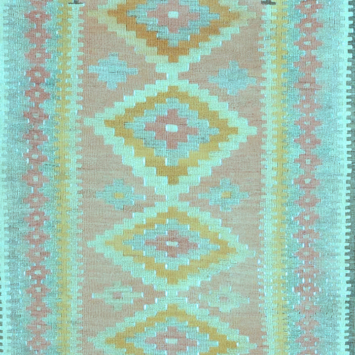 Oriental Light Blue Traditional Rug, con2999lblu