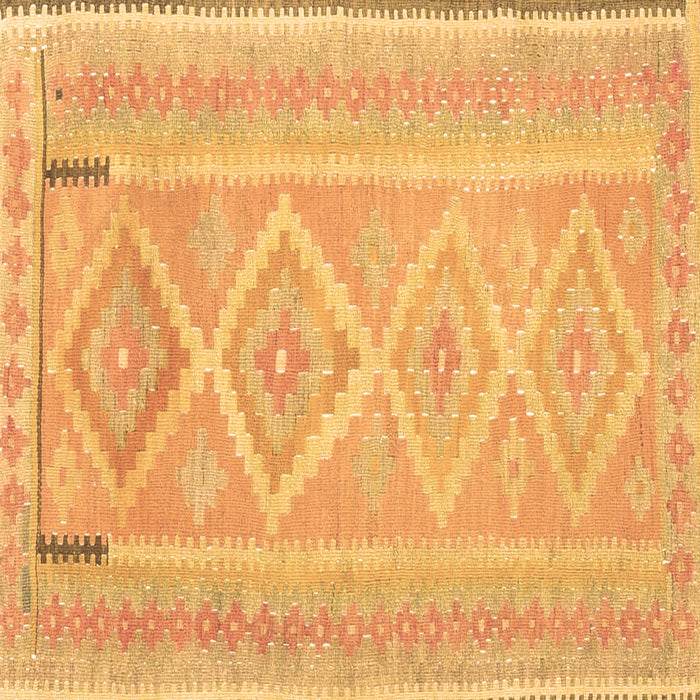 Square Machine Washable Oriental Brown Traditional Rug, wshcon2999brn