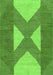 Serging Thickness of Machine Washable Abstract Green Contemporary Area Rugs, wshcon299grn