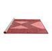 Contemporary Red Washable Rugs