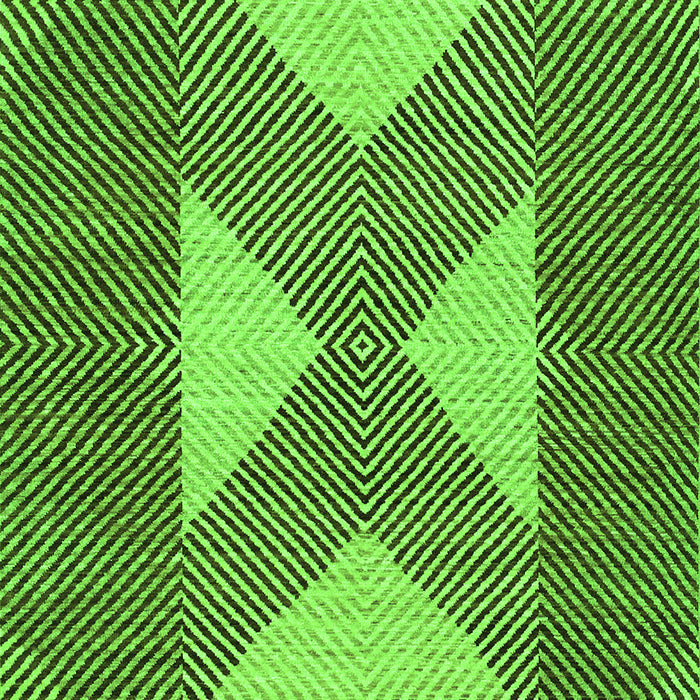 Abstract Green Contemporary Rug, con299grn