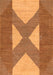 Serging Thickness of Machine Washable Abstract Orange Contemporary Area Rugs, wshcon299org