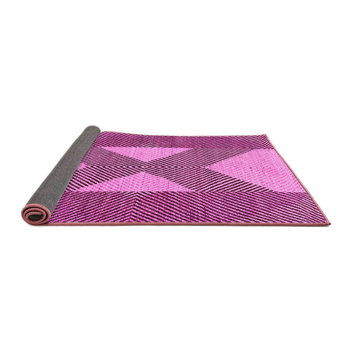 Sideview of Abstract Pink Contemporary Rug, con299pnk