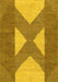 Abstract Yellow Contemporary Rug, con299yw