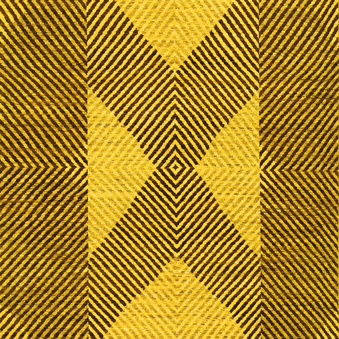 Abstract Yellow Contemporary Rug, con299yw