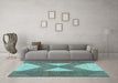 Machine Washable Abstract Light Blue Contemporary Rug in a Living Room, wshcon299lblu