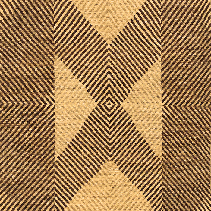 Machine Washable Abstract Brown Contemporary Rug, wshcon299brn