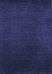 Abstract Blue Contemporary Rug, con29blu