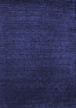 Abstract Blue Contemporary Rug, con29blu