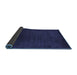 Sideview of Abstract Blue Contemporary Rug, con29blu