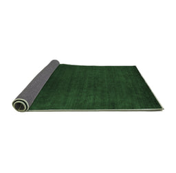 Sideview of Abstract Emerald Green Contemporary Rug, con29emgrn