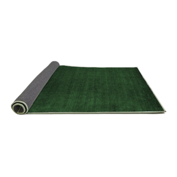 Sideview of Abstract Emerald Green Contemporary Rug, con29emgrn