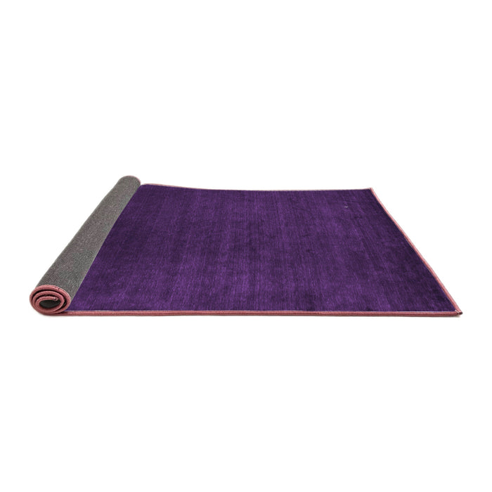 Sideview of Abstract Purple Contemporary Rug, con29pur