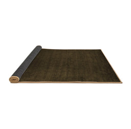 Sideview of Abstract Brown Contemporary Rug, con29brn