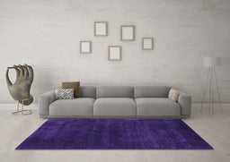 Machine Washable CON2X Purple CON2X Area Rugs in a Living Room, wshcon2pur