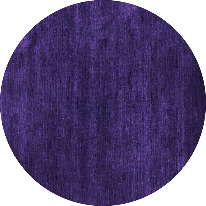 Round Machine Washable CON2X Purple CON2X Area Rugs, wshcon2pur