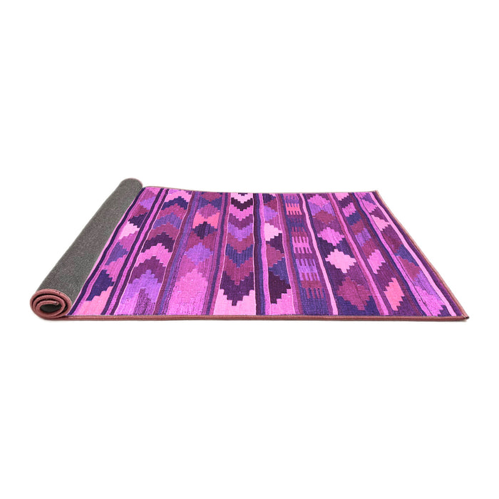 Sideview of Southwestern Purple Country Rug, con3001pur