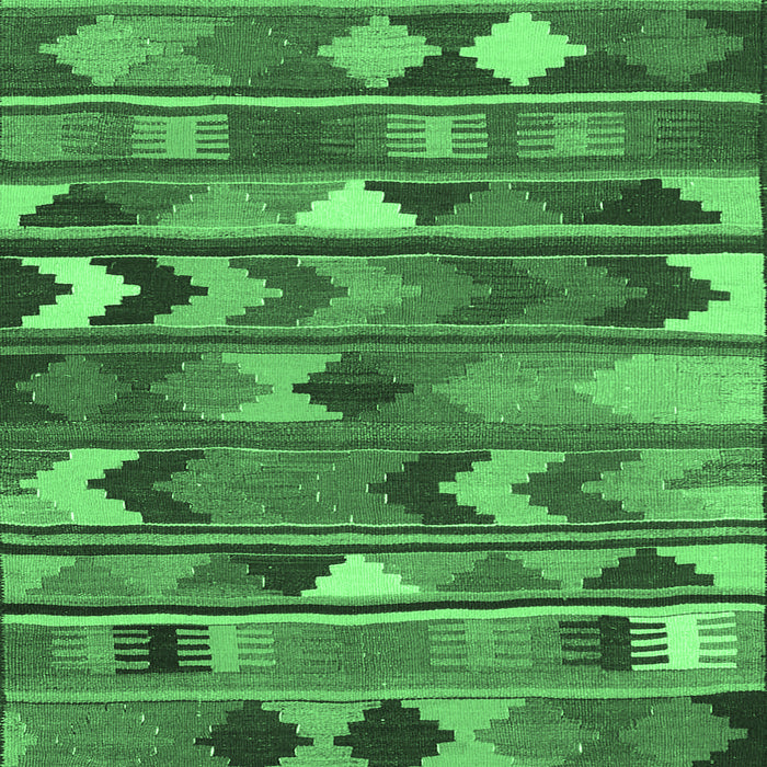 Southwestern Emerald Green Country Rug, con3001emgrn