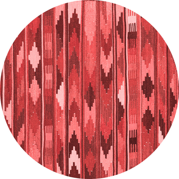 Machine Washable Southwestern Red Country Rug, wshcon3001red