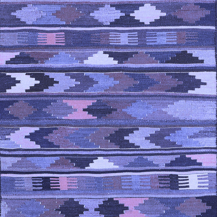 Southwestern Blue Country Rug, con3001blu
