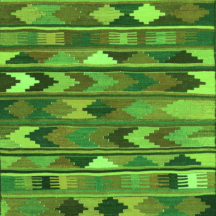 Southwestern Green Country Rug, con3001grn