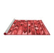 Country Red Washable Rugs