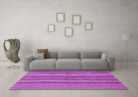 Machine Washable Abstract Purple Contemporary Rug, wshcon3002pur