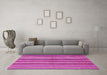 Machine Washable Abstract Pink Contemporary Rug in a Living Room, wshcon3002pnk