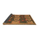 Sideview of Southwestern Brown Country Rug, con3003brn