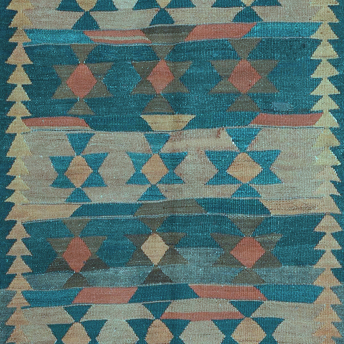 Southwestern Light Blue Country Rug, con3003lblu