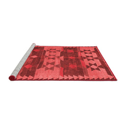 Country Red Washable Rugs