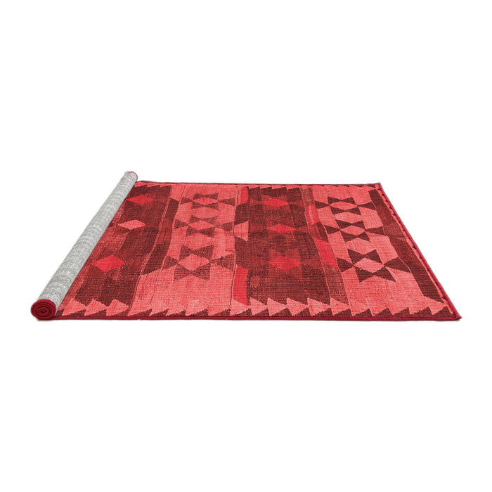 Country Red Washable Rugs